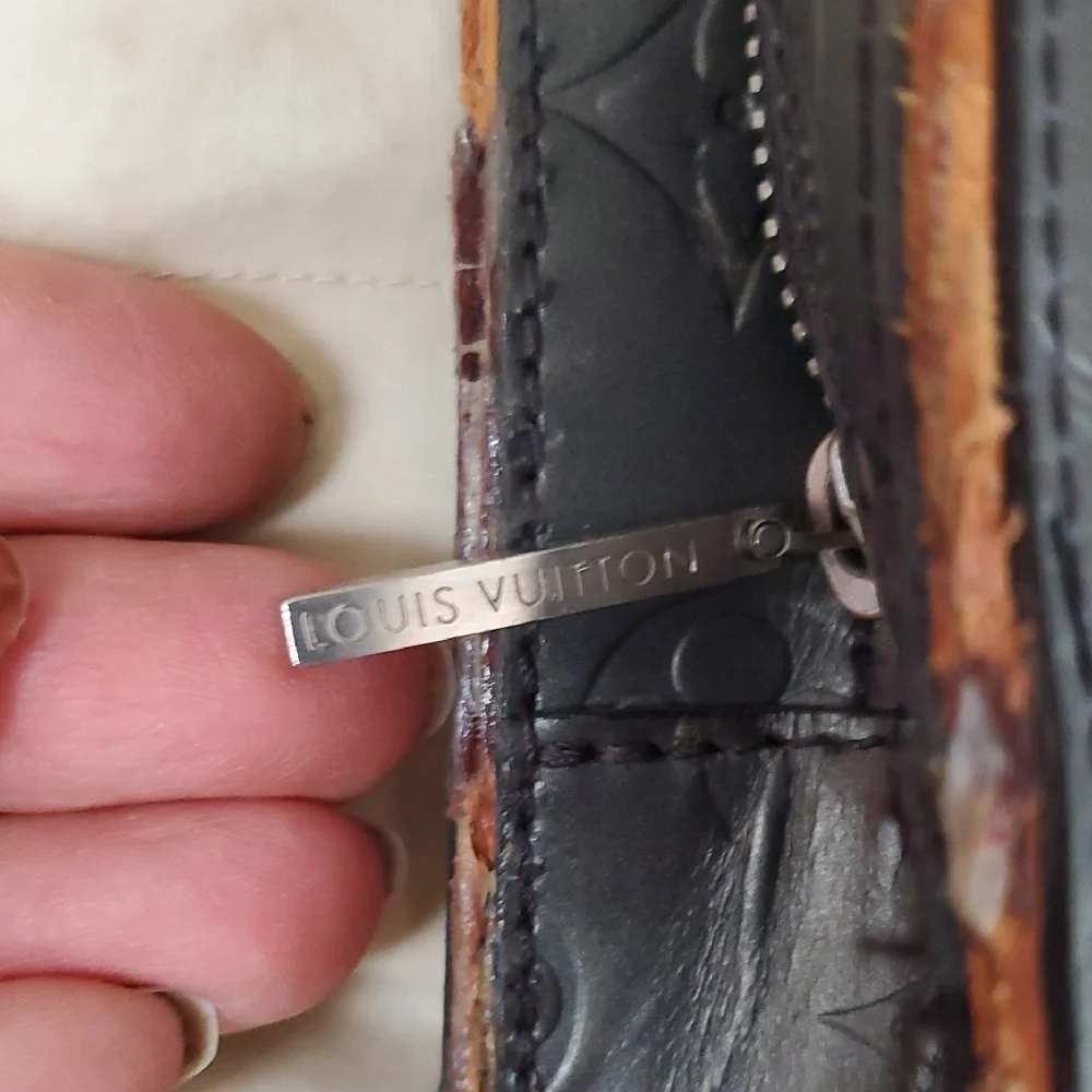 Louis Vuitton Black Monogrammed Bag